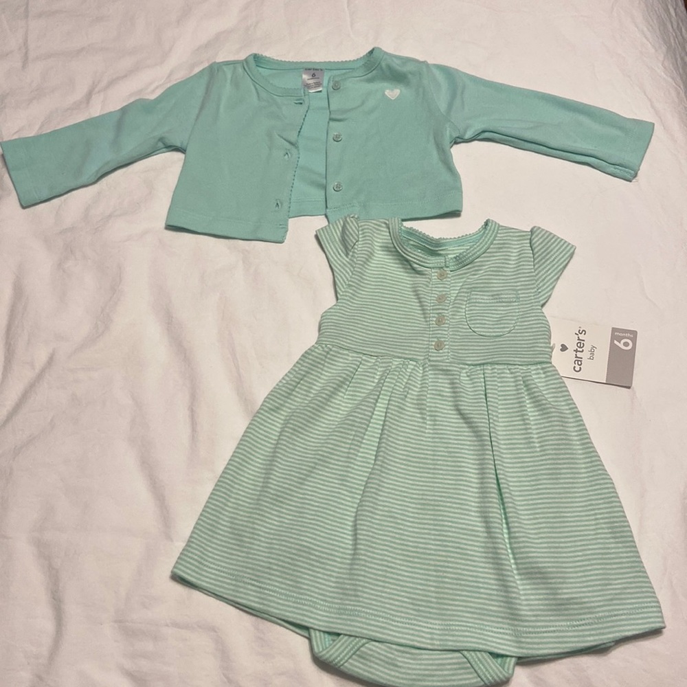 2 piece Baby onesie and sweater